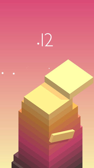 Stackのプレイ画面|ブロックを積み上げるシンプルなゲーム
