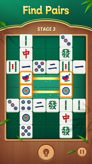 麻雀マッチのペア探し|縦か横に並ぶ麻雀ペアを見つける場面