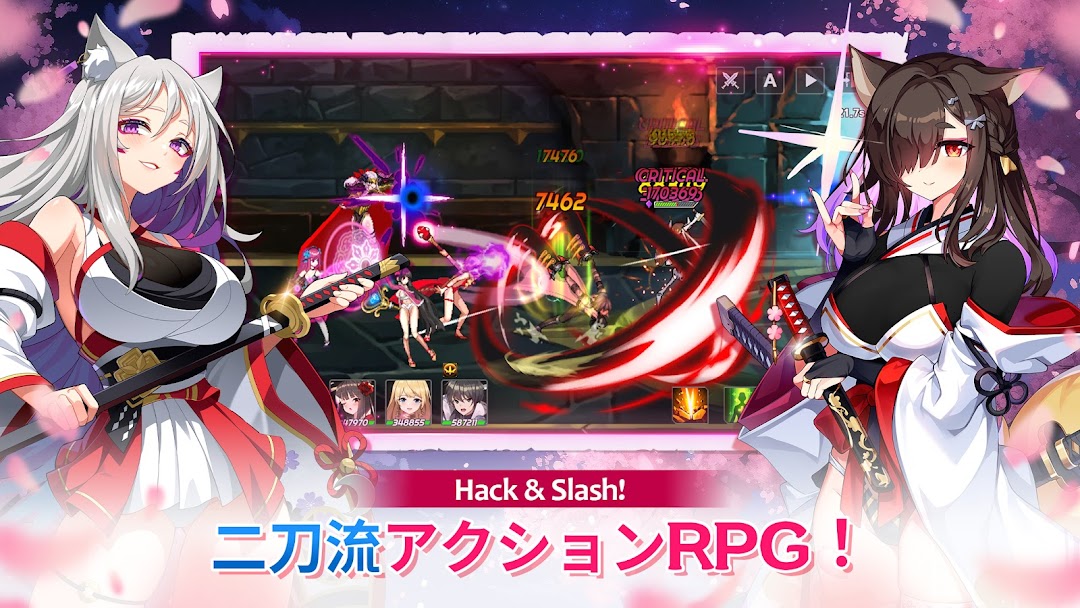 ソードマスターストーリーのバトル｜二刀流の爽快なアクションで敵を斬る場面