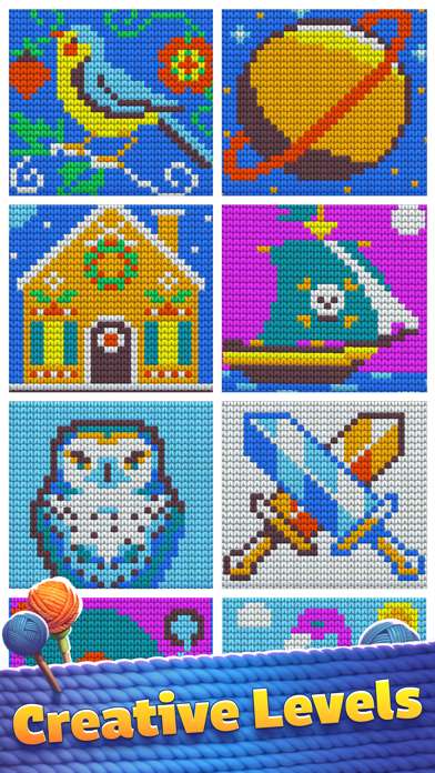 スレッドジャムの作品｜鳥や家など多彩な刺繍作品が完成する場面