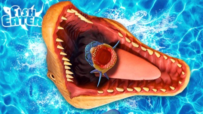 サメサメ進化論のイメージ画像|大きな口の中に小魚が呑み込まれる場面