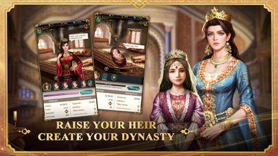 Game of Sultansの子育て｜後継者となる子供を育てて立派に成長させる画面