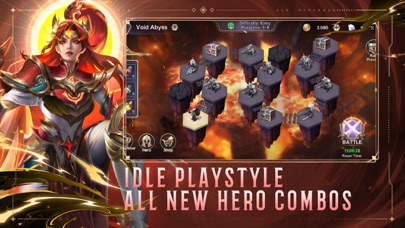Ace Defenderの放置バトル|オートで進む戦闘を見守る放置プレイの場面