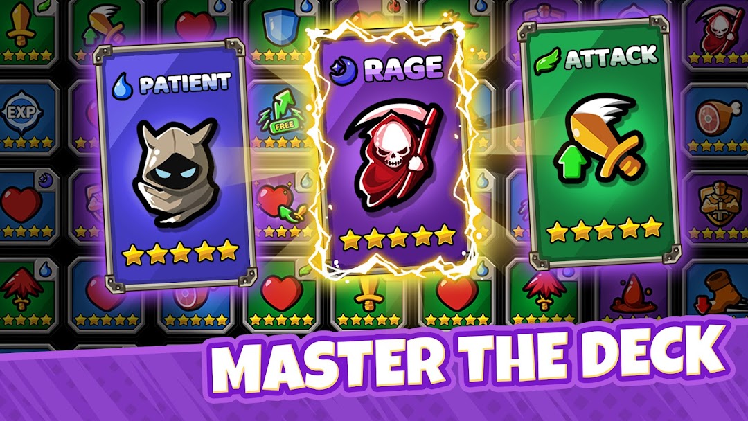Heroes Survival Battleのデッキ|カードを組み合わせて強化する場面