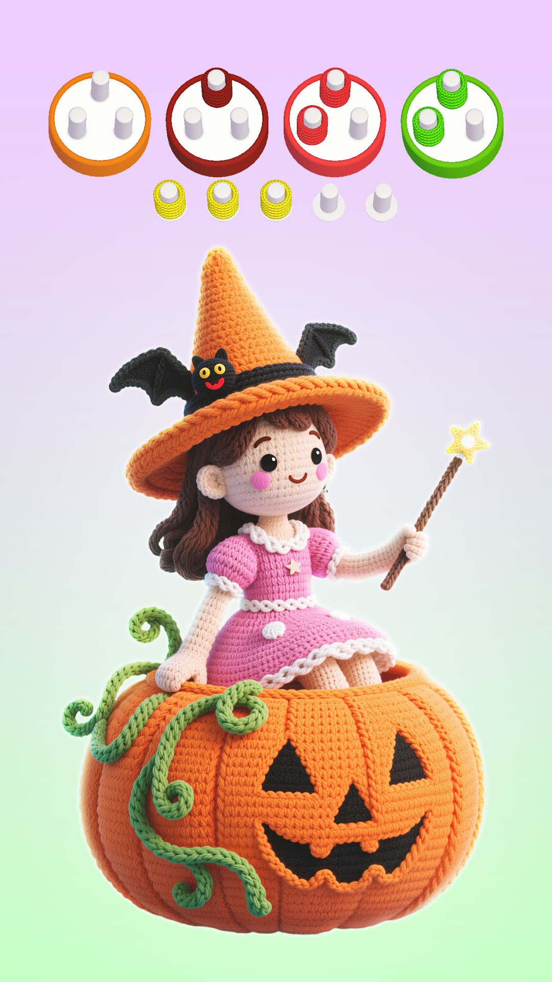 Wool Crazeのステージ|毛糸の魔女の女の子